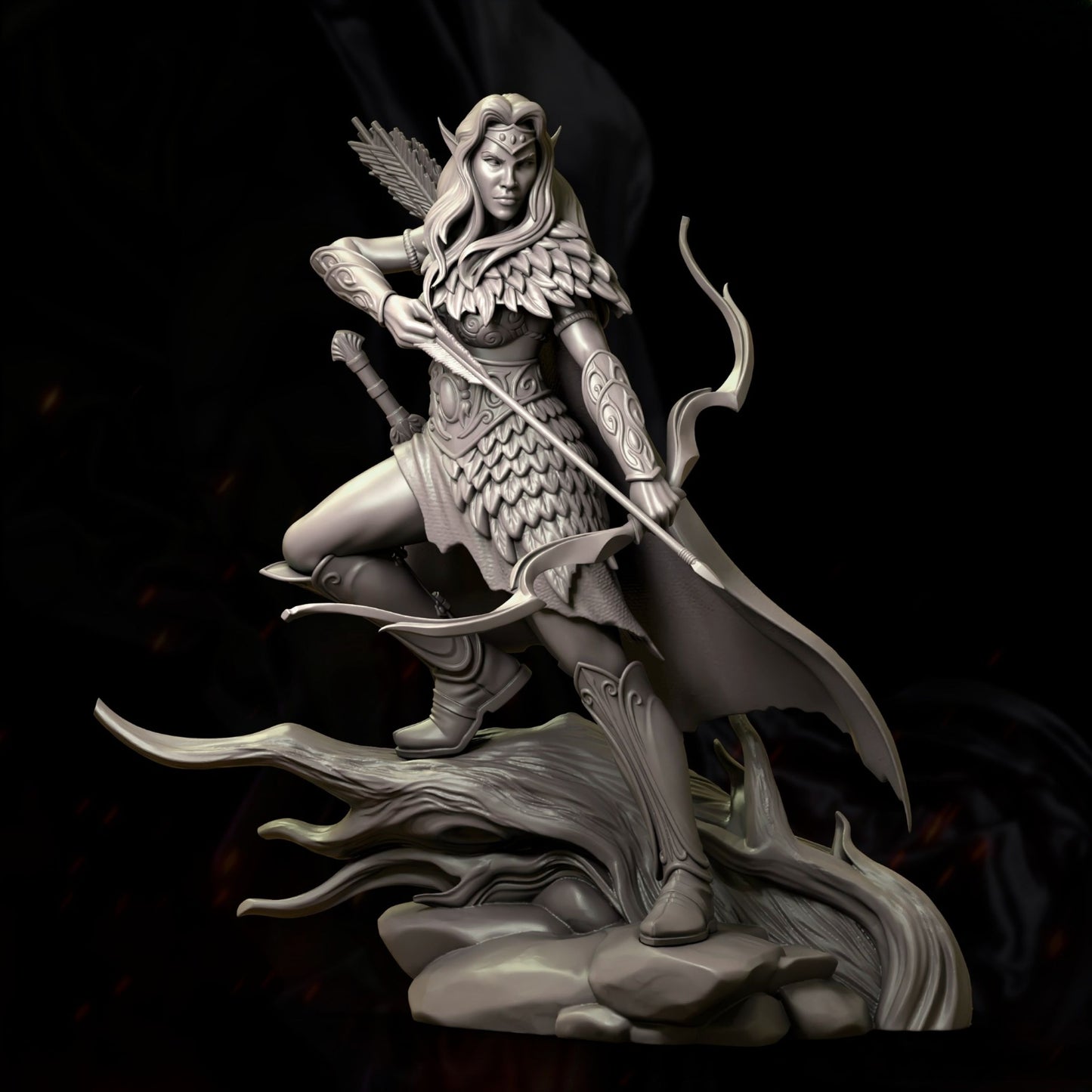 0272 The_Forest_Elf_Archer - STL 3D Print Files