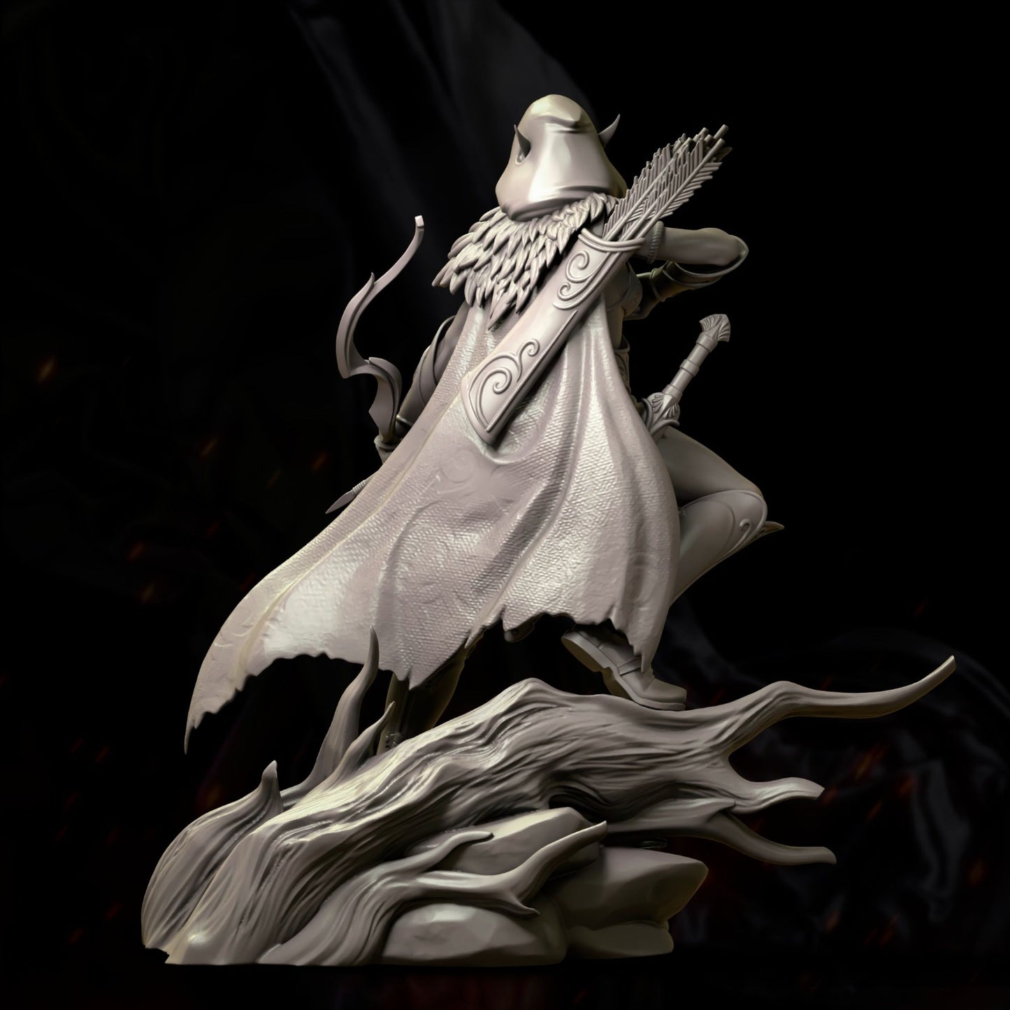 0272 The_Forest_Elf_Archer - STL 3D Print Files