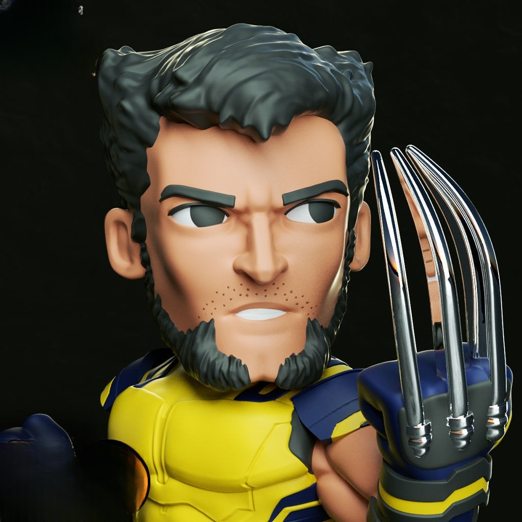 0082 Wolverine Hugh Jackman - STL 3D Print Files