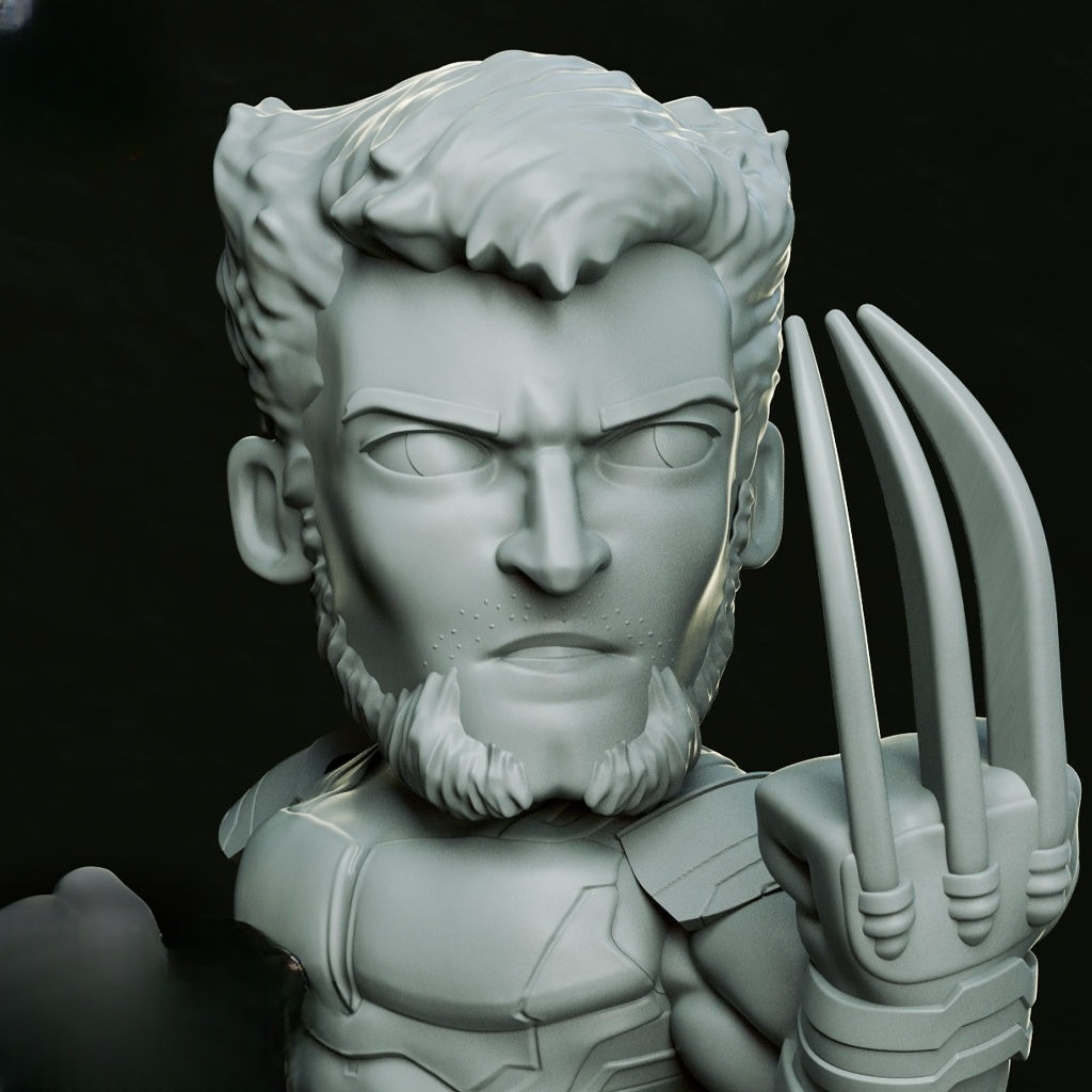 0082 Wolverine Hugh Jackman - STL 3D Print Files