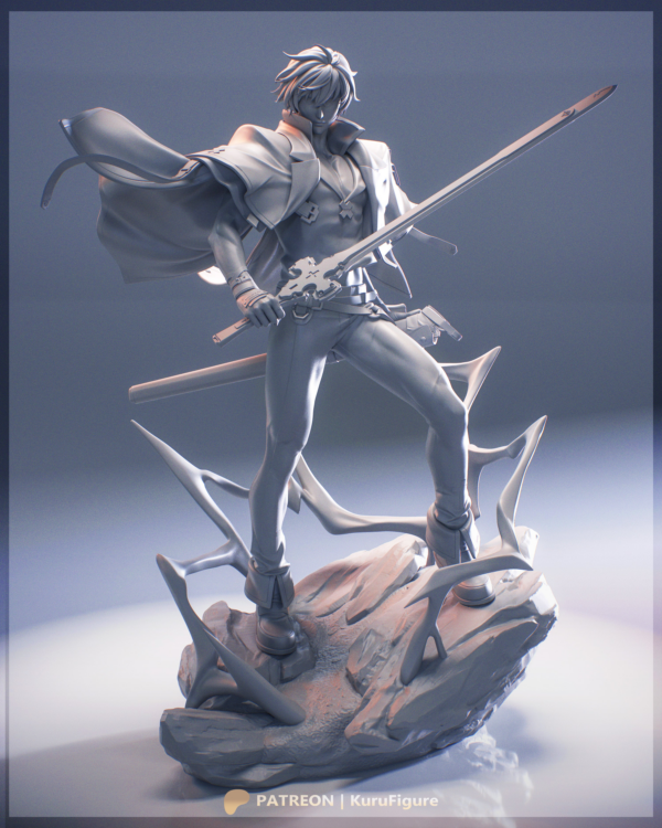 1932 Ky Kiske_Guilty Gear - STL 3D Print Files