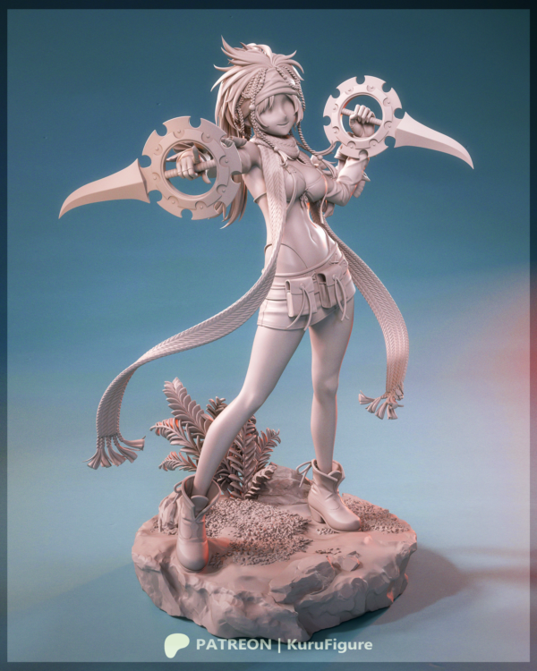 1884 Rikku_Final Fantasy X - STL 3D Print Files