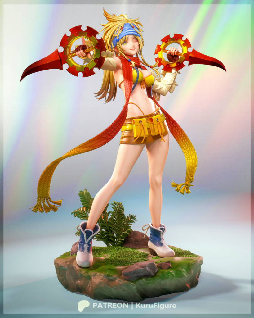 1884 Rikku_Final Fantasy X - STL 3D Print Files