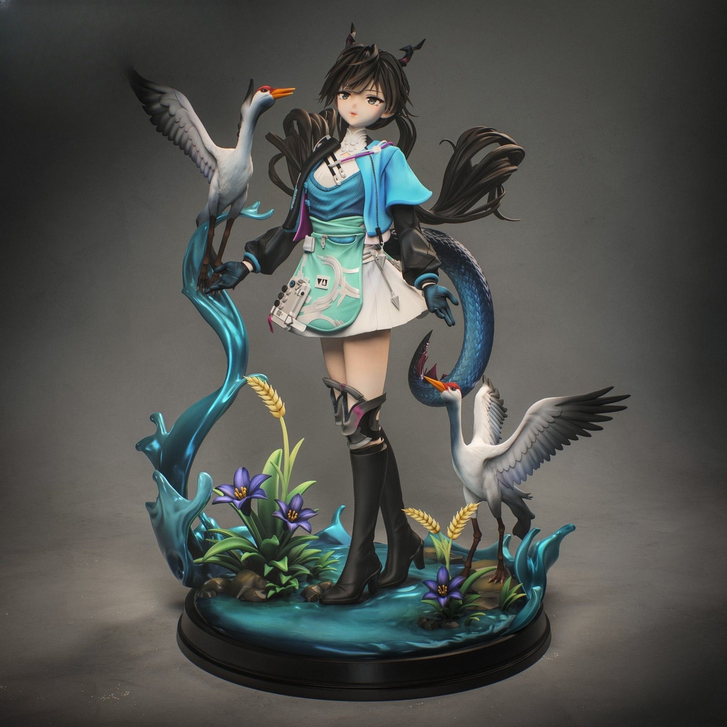 1686 Chen Qianyu_Arknights Endfield - STL 3D Print Files