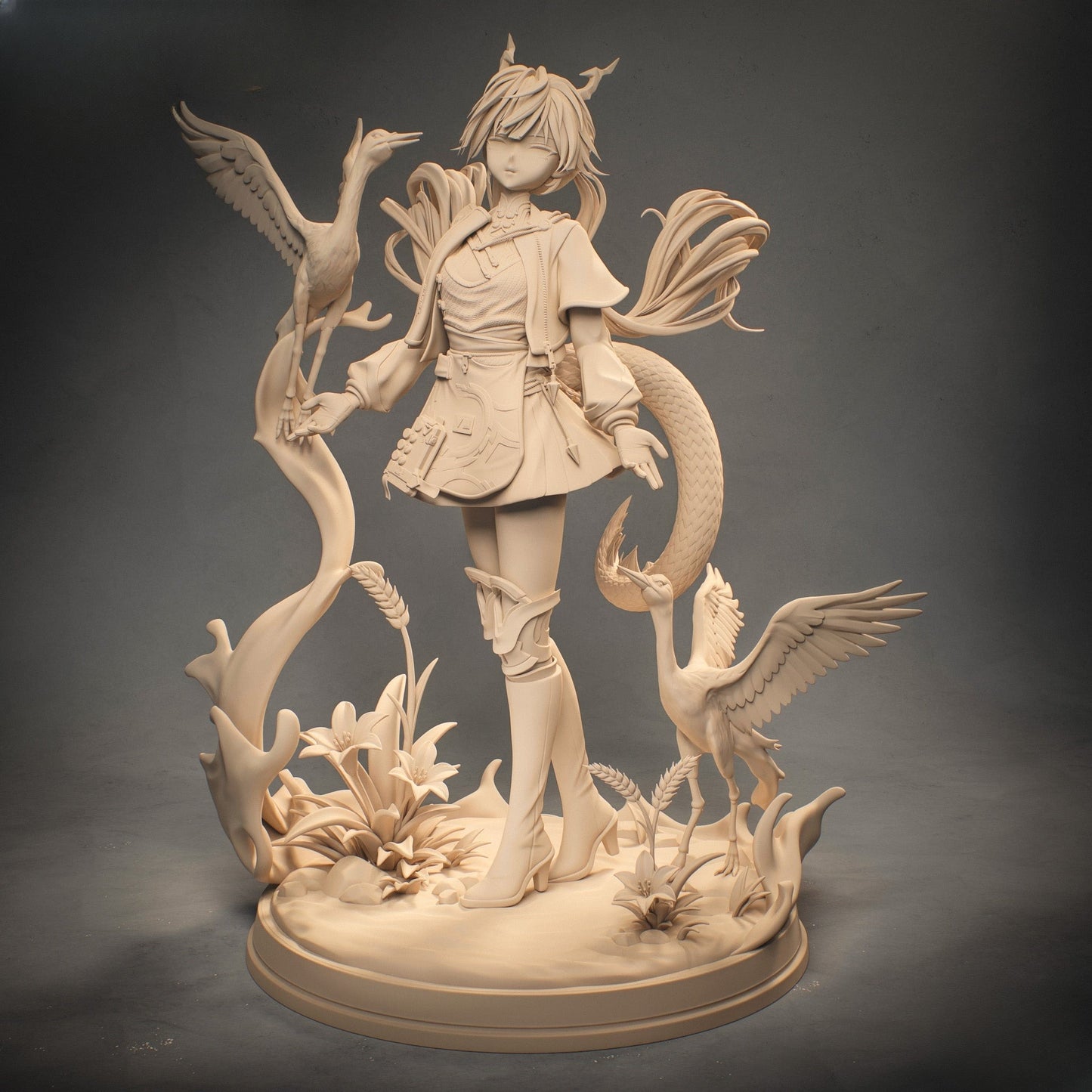 1686 Chen Qianyu_Arknights Endfield - STL 3D Print Files