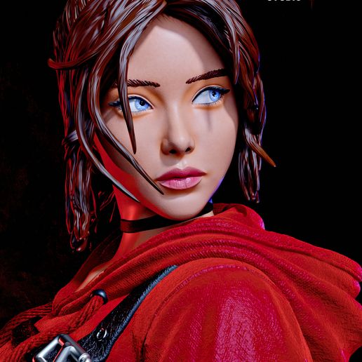 1723 Claire Redfield_Resident Evil 2 - STL 3D Print Files