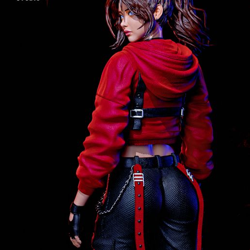 1723 Claire Redfield_Resident Evil 2 - STL 3D Print Files