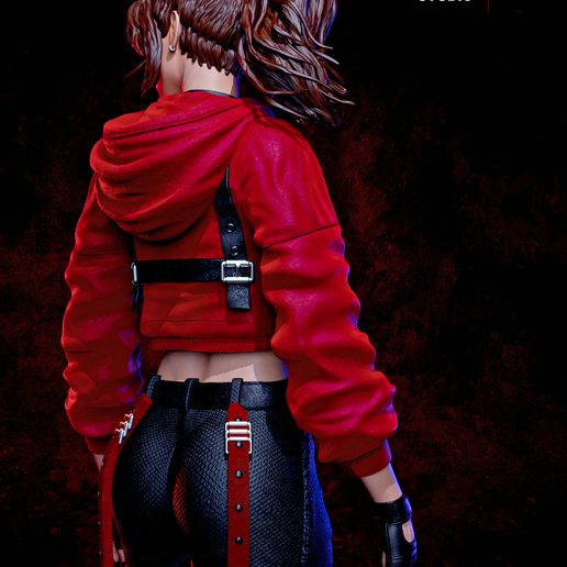 1723 Claire Redfield_Resident Evil 2 - STL 3D Print Files