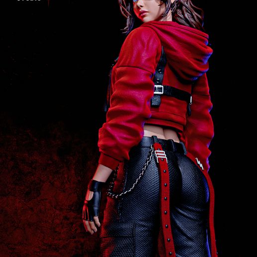 1723 Claire Redfield_Resident Evil 2 - STL 3D Print Files