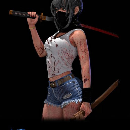 1645 Yui Mikuno - STL 3D Print Files