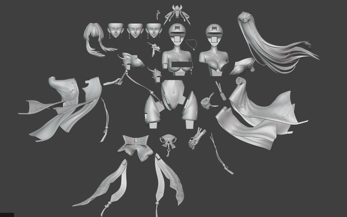 1557 Hiyuki_Wuthering Waves - STL 3D Print Files NSFW