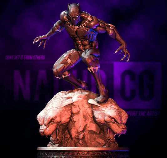 0491 Black Panther - Marvel Comics (1345) - STL 3D Print Files