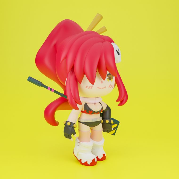 0136 Yoko - STL 3D Print Files