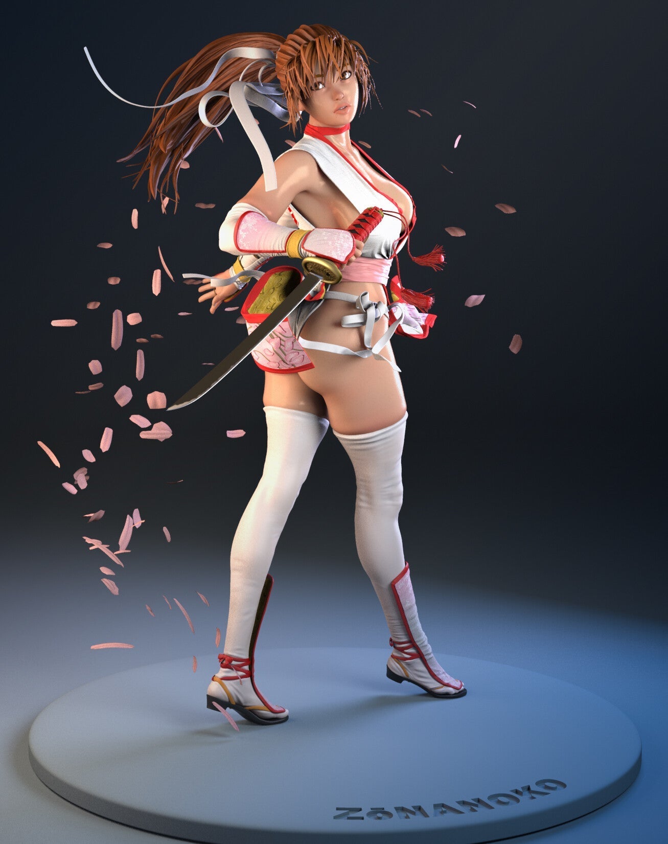 0167 Kasumi - Dead or Alive (1602) - STL 3D Print File